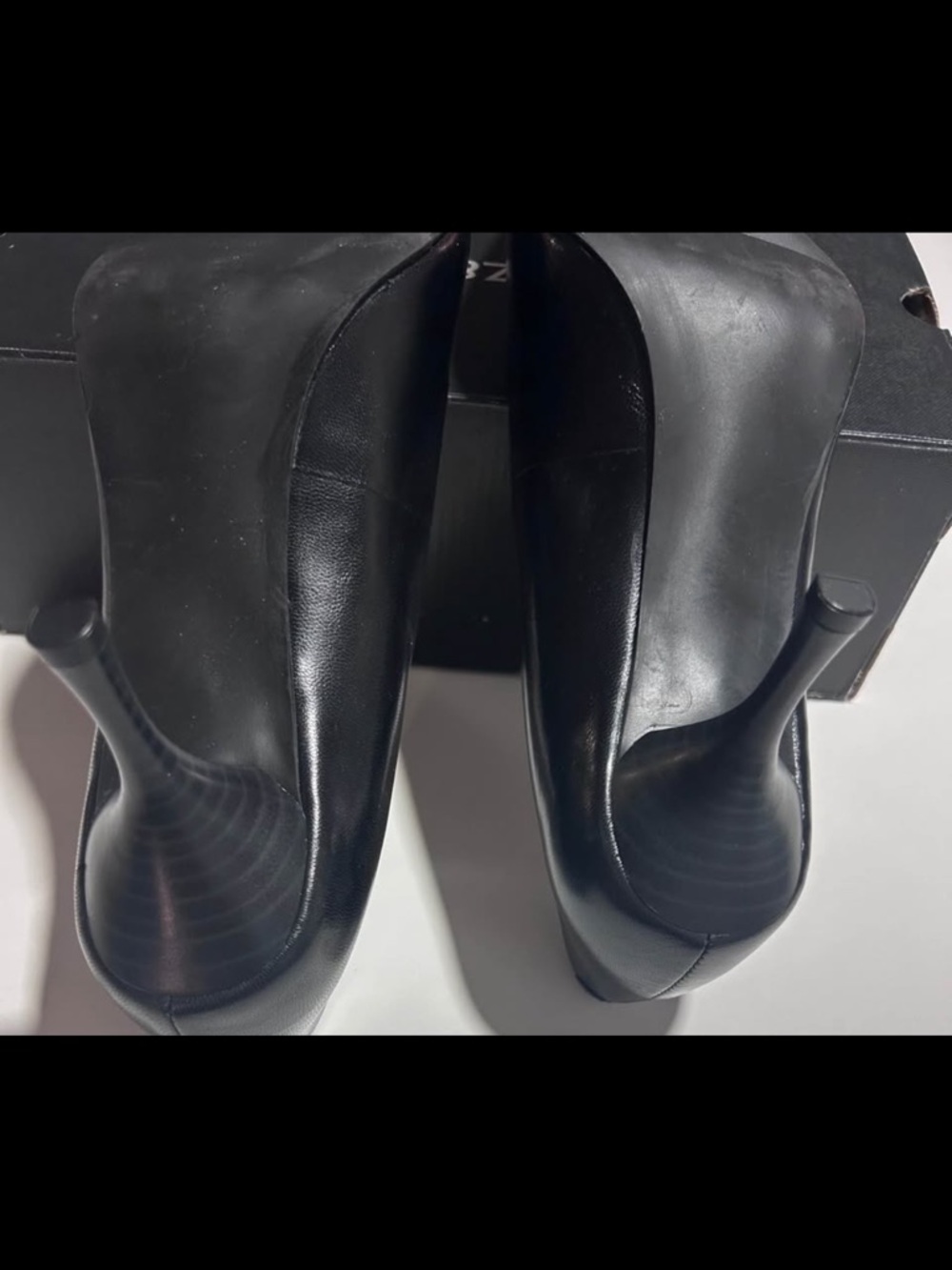9 & Co. Black Pointed-Toe Lace-Trim Pumps - Picture 4 of 6